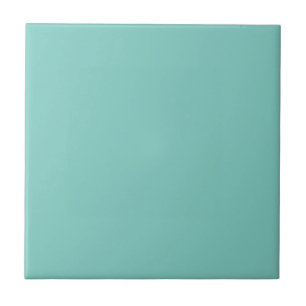 Mint Mint Green Solid Colour Tile