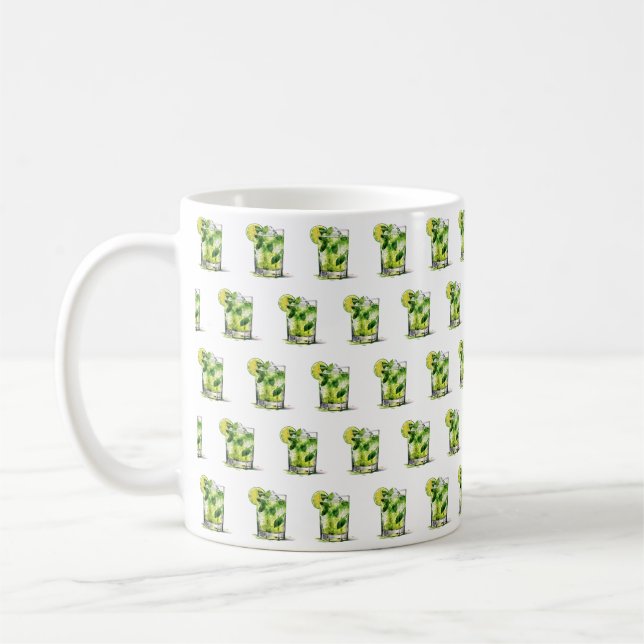 Mint Mojito With Lime Coffee Mug (Left)