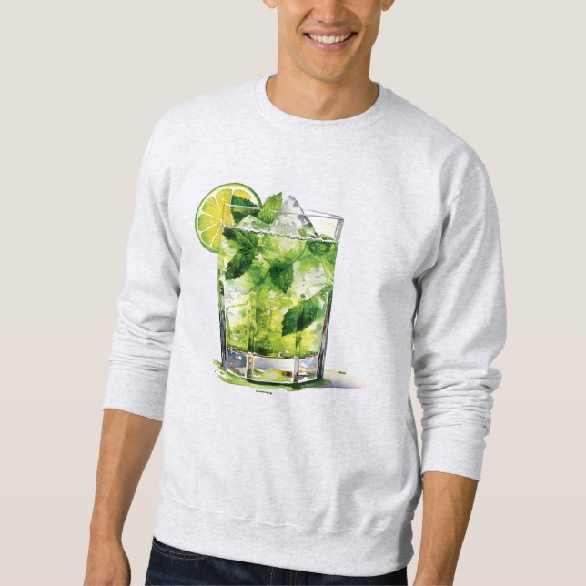 Mint Mojito With Lime Sweatshirt (Front)