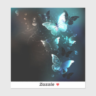 Mint Night Butterflies