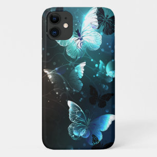 Mint Night Butterflies iPhone 11 Case