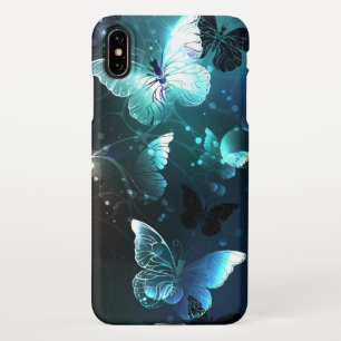 Mint Night Butterflies iPhone XS Max Case