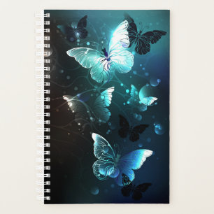 Mint Night Butterflies Planner