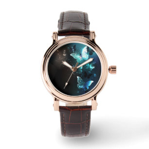 Mint Night Butterflies Watch