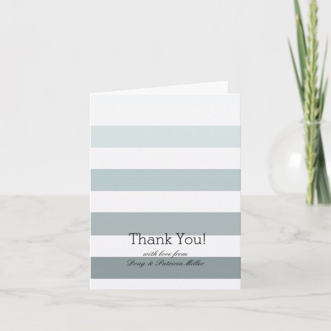 Mint Ombre Stripes Merci (Devant)