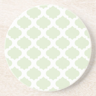 Mint Ornate Pattern Coaster
