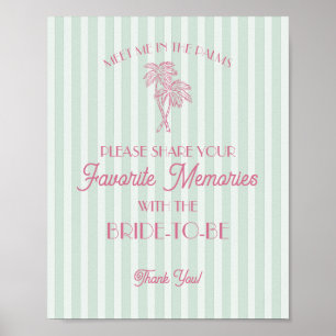 Mint Palm Springs Favourite Memories with Bride Poster