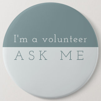 MINT Perfection. ASK ME 6 Inch Round Button