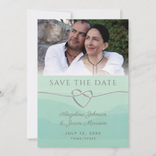 Mint Photo Wedding Save The Date