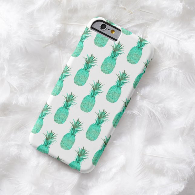 Mint Pineapple Pattern - iPhone 6 Case (In Situ)