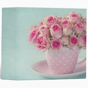 mint,pink roses,shabby chic,elegant,hipster,modern binder