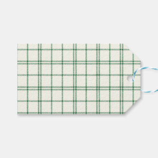 Mint Plaid Gift Tags