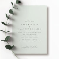 Mint Seafoam | Formal Light Green Wedding