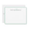 Mint simple chic minimalist monogram name