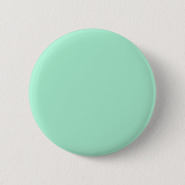 Mint Solid Colour 2 Inch Round Button (Front)