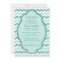 Mint Sparkle Chevron Womans 40th Birthday Party