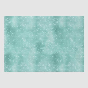 Mint Sparkle Glitz  Tissue Paper