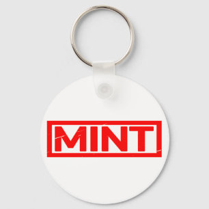 Mint Stamp Keychain