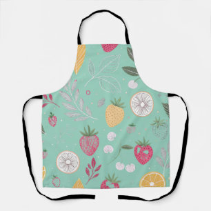 "Mint Strawberry Citrus Apron 