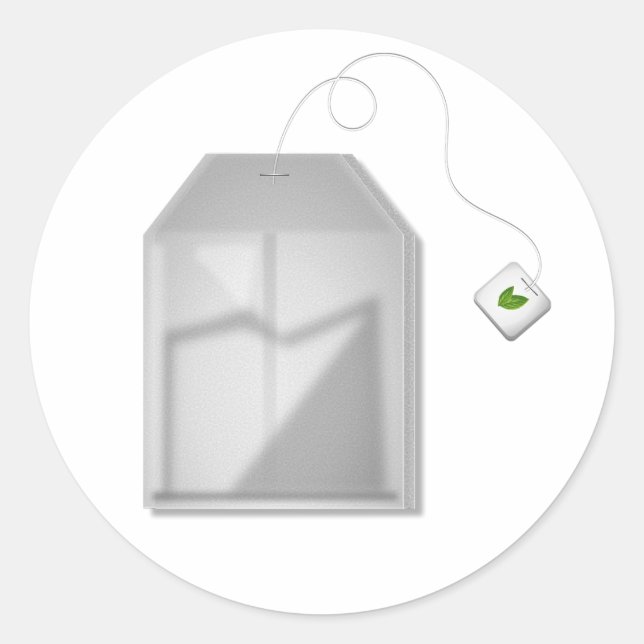 Mint Tea Bag Stickers (Front)