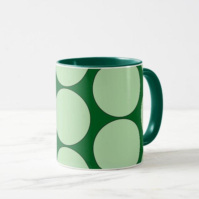 "MINT-TEA" POP-ART 11 OZ. COFFEE  MUG (Front Right)