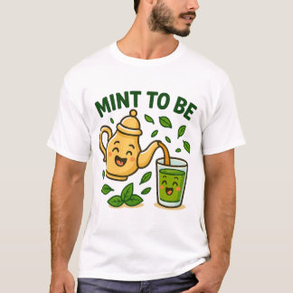 Mint to Be – Funny Moroccan Tea Cartoon T-Shirt