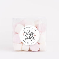 Mint to Be Personalized Wedding Favour