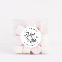 Mint to Be Personalized Wedding Favour