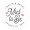 Mint to Be Personalized Wedding Favour