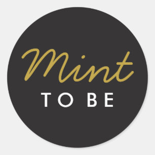 Mint to Be Welcome Bag or Favour Sticker