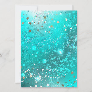 Mint Turquoise Foil Background