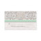 Mint Vintage Lace Wedding Seating Place Cards