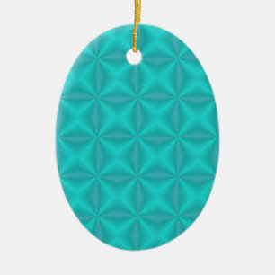 Mint Waffles Ceramic Ornament