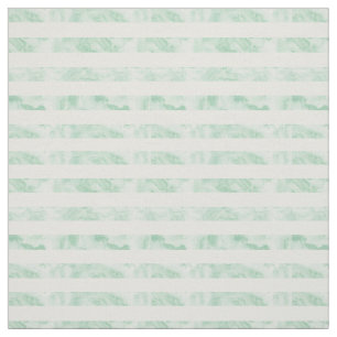 Mint Watercolor Stripes Fabric