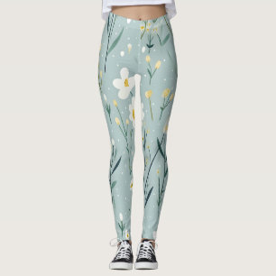 Mint WIldflowers Leggings