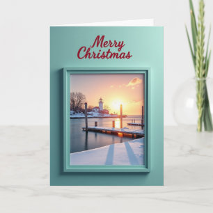 Mint Winter Card