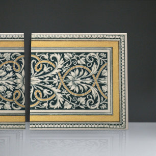 Mintons UK Classical Greek Floral Pattern Tile