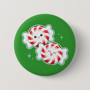 Minty 2 Inch Round Button