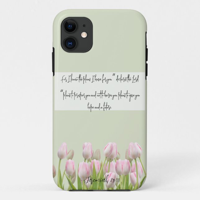 Minty Green Grace Biblical Bliss Case (Back)