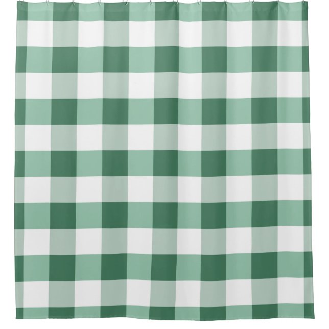 Minty Green Plaid Chequered Squares (Front)