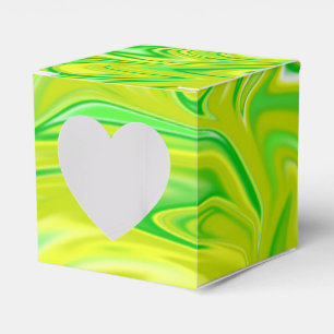 Minty Green Twirly Marble, Favor Box