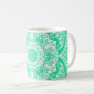 Minty Mandala Coffee Mug