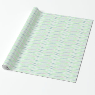 Minty Wave Wrapping Paper