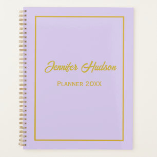 Minuscule Fille Pale Lilac Script hebdomadaire