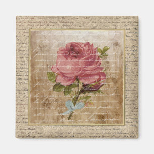 Minuscule floral Vintage Imprimer 02 Magnet