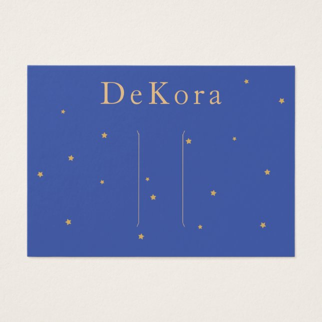 Minuscule Gold Stars Clip Barrette Display Card (Devant)