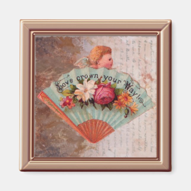 Minuscule Magnet d'impression pour femmes victorie (Devant)