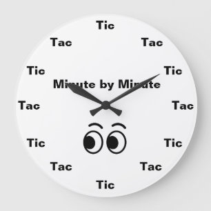 minute by large clock