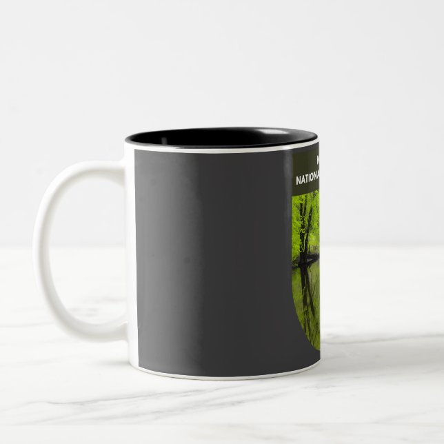 Minute Man National Historical Park - Massachusett Two-Tone Coffee Mug (Left)