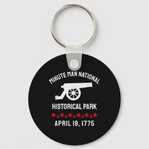 Minute Man National Historical Park Revolutionary  Keychain